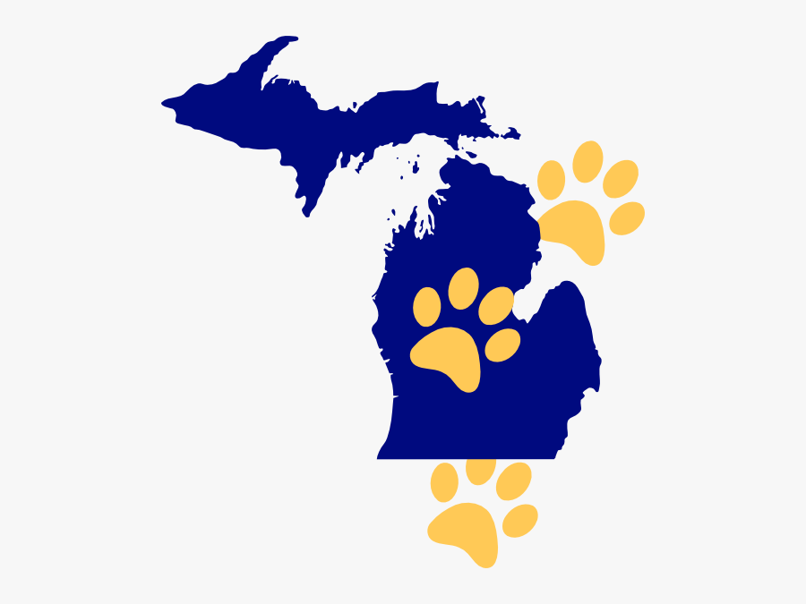 Michigan - Clipart - State Of Michigan Transparent, Transparent Clipart