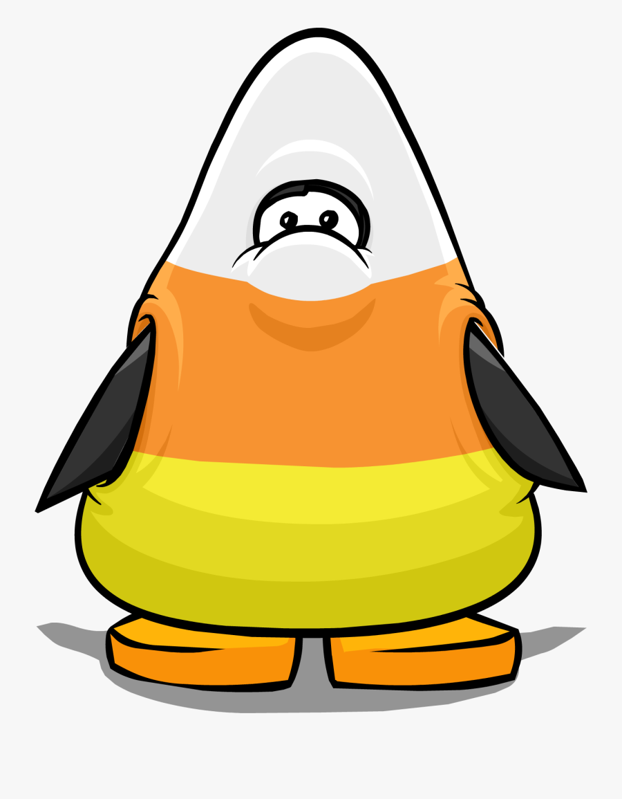 Candy Corn Costume Club Penguin Wiki Fandom Powered - White Penguin Club Penguin, Transparent Clipart