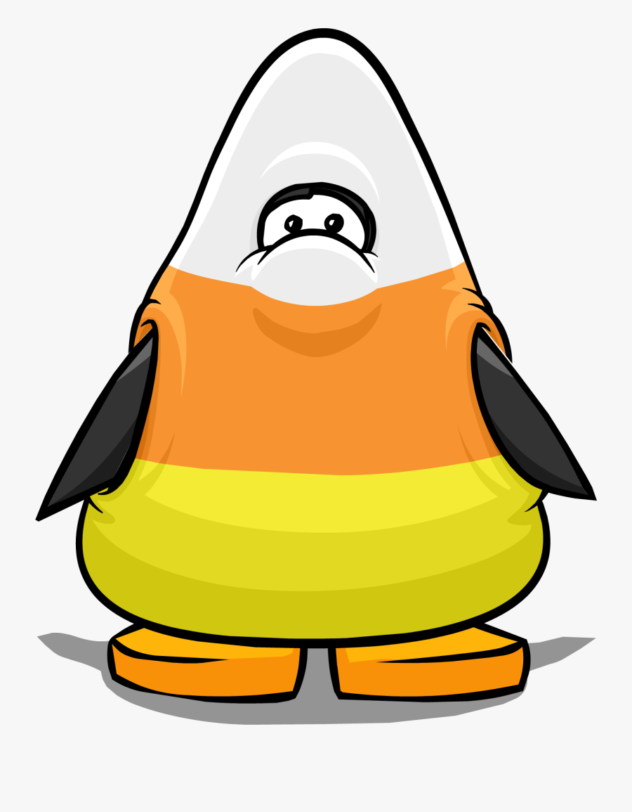 Candy Corn Costume Club Penguin Wiki Fandom Powered White Penguin Club Penguin Free Transparent Clipart Clipartkey - candy corn crown roblox wikia fandom powered by wikia