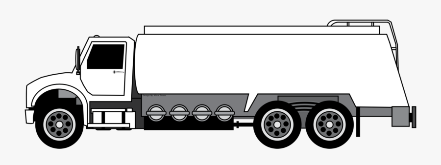 Clip Art Car Tank Truck Storage - Fuel Truck Clip Art, Transparent Clipart