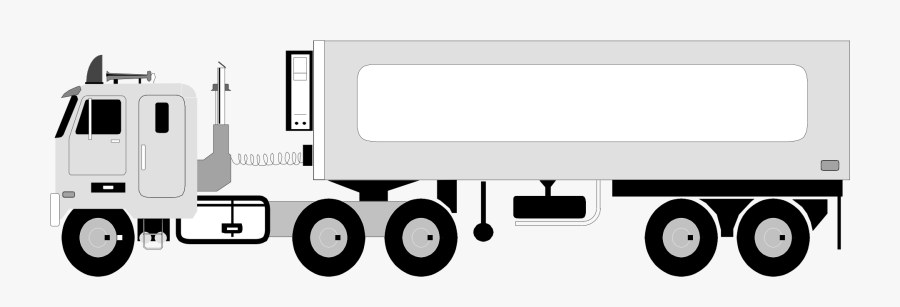 Car Peterbilt Semi-trailer Truck Clip Art - Big Rig Clip Art, Transparent Clipart