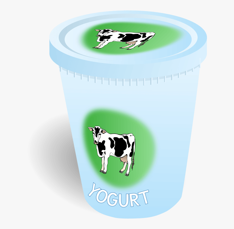 Free Yogurt Clipart Image - Can Of Yogurt, Transparent Clipart