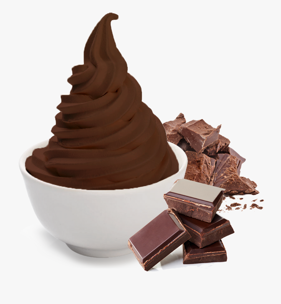 Chocolate Frozen Yogurt Flavor, Transparent Clipart