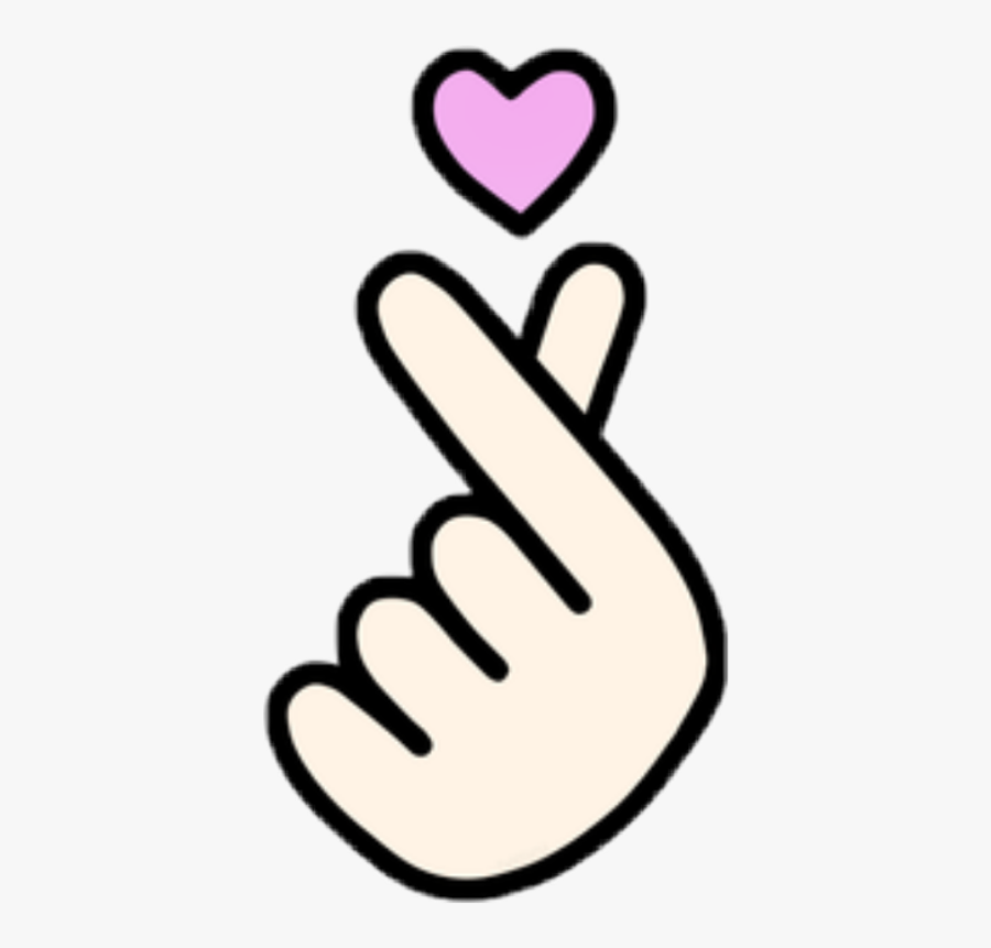 Tumblr Clipart Love Easy Finger Heart Drawing Free Transparent Clipart Clipartkey