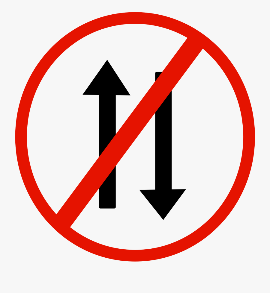 Indian Road Sign - No Way Both Directions Sign, Transparent Clipart