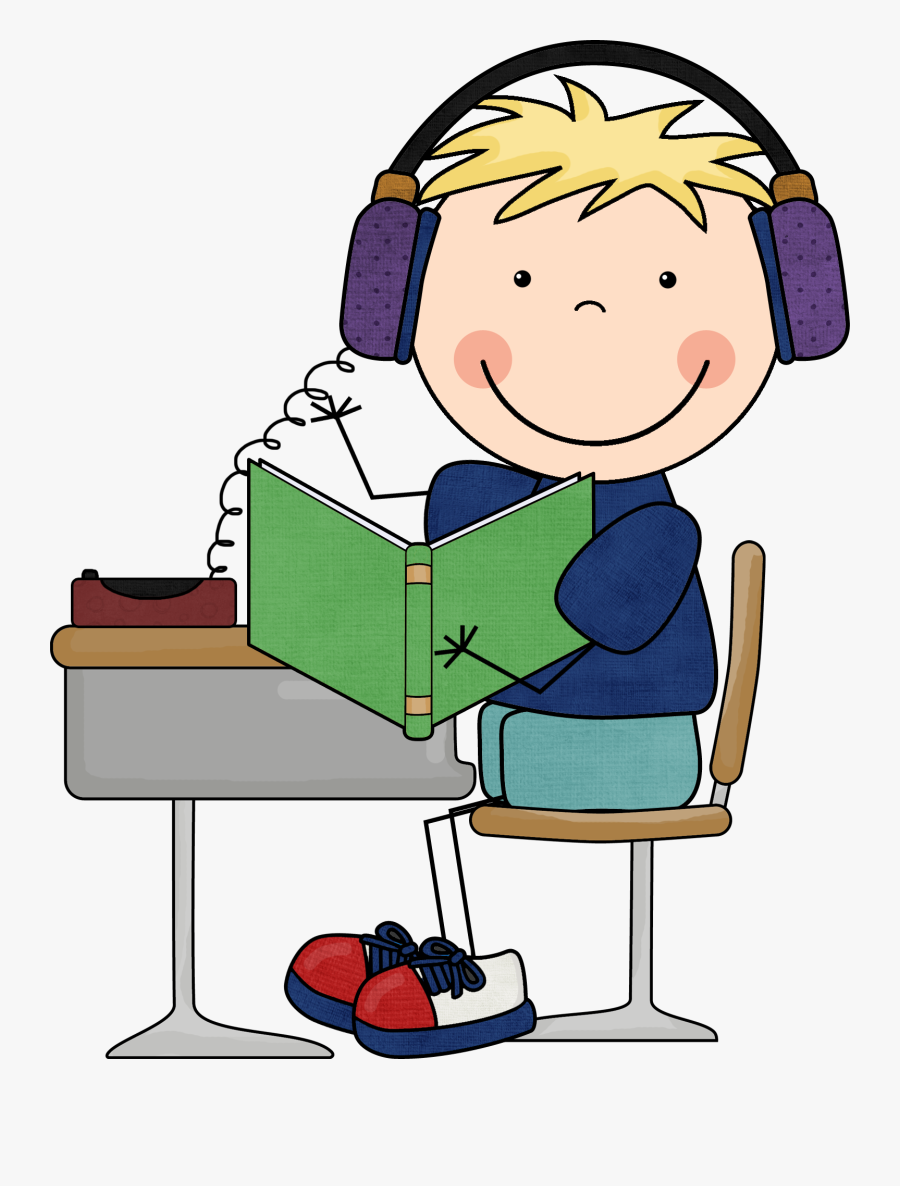 Kids Reading Png Kid3png 04 Sep 2011 Clipart - Listen To Reading Clip Art, Transparent Clipart