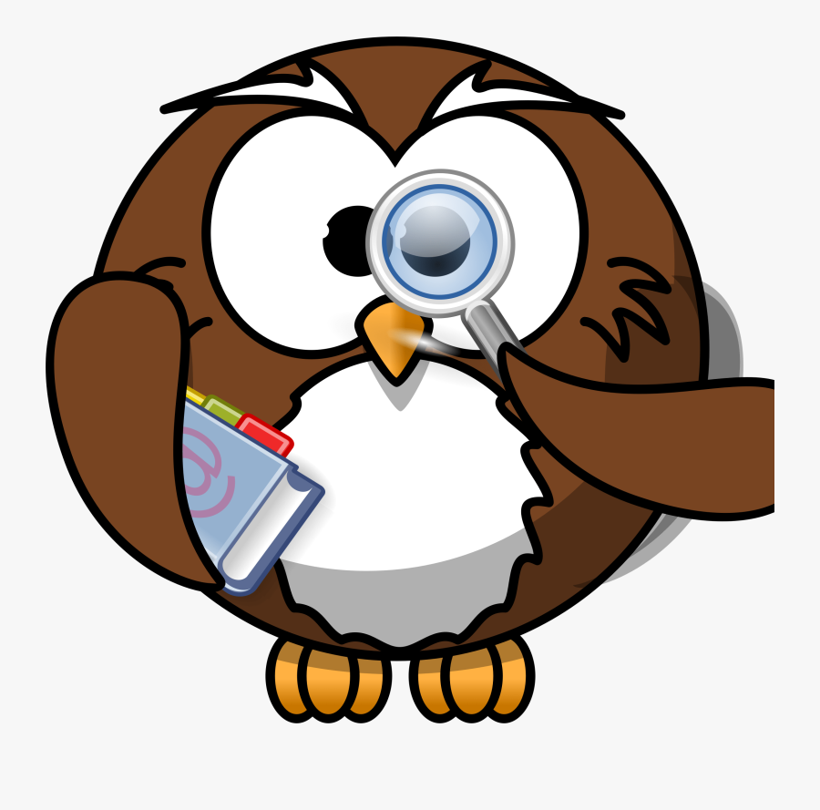 Ultra Medium Image Png - Smart Cartoon Owl, Transparent Clipart