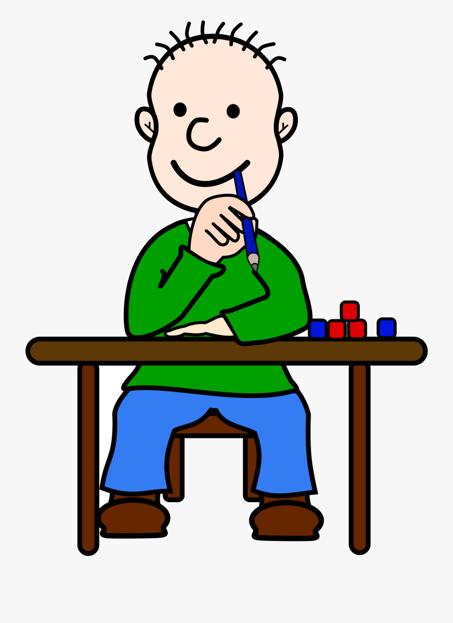 Thinking X Smart Ideas Boy Clipart Illustration Of - Student Thinking Clipart Png, Transparent Clipart