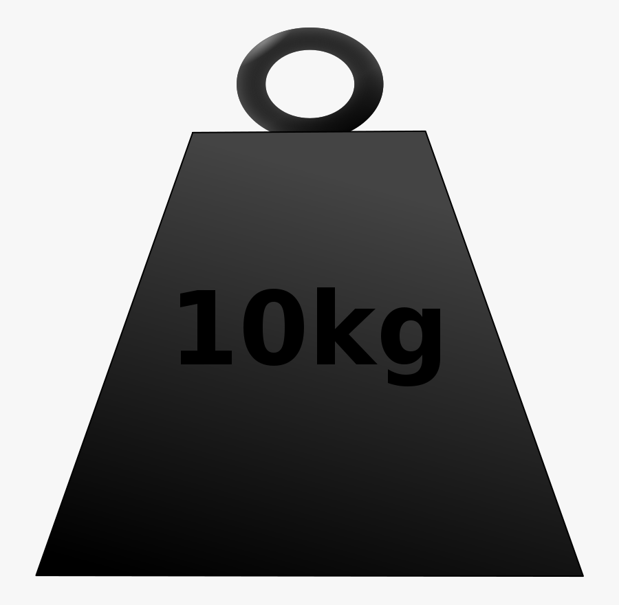 10 Kg Weight - Weight Clip Art, Transparent Clipart