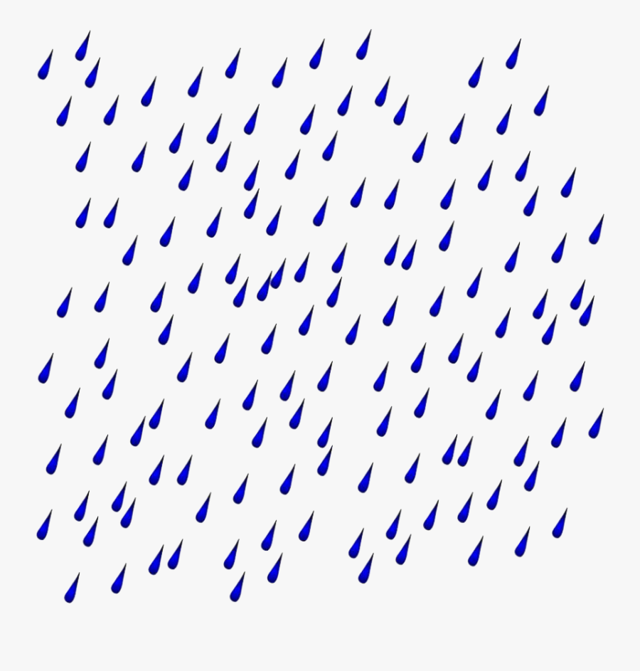 Transparent Raindrops Clipart - Rain Animation Gif Png, Transparent Clipart