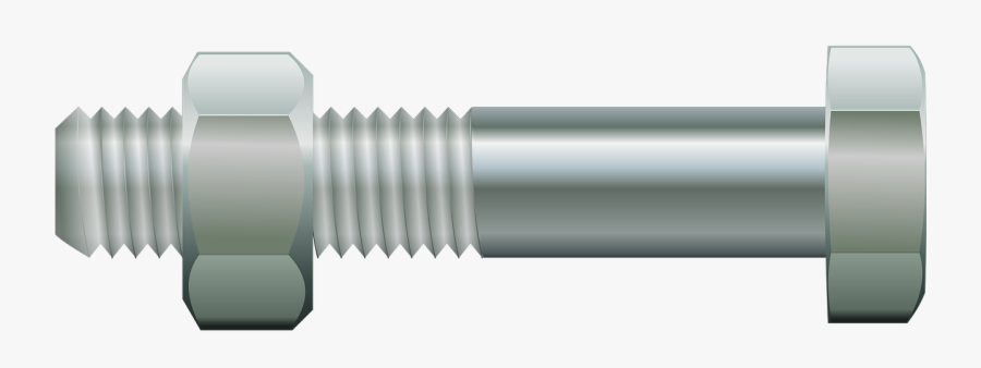 Bolt And Nut, Transparent Clipart