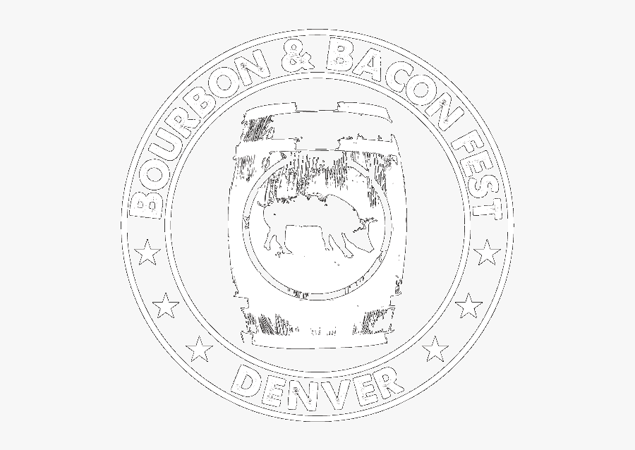 Bourbon & Bacon Denver - Illustration, Transparent Clipart