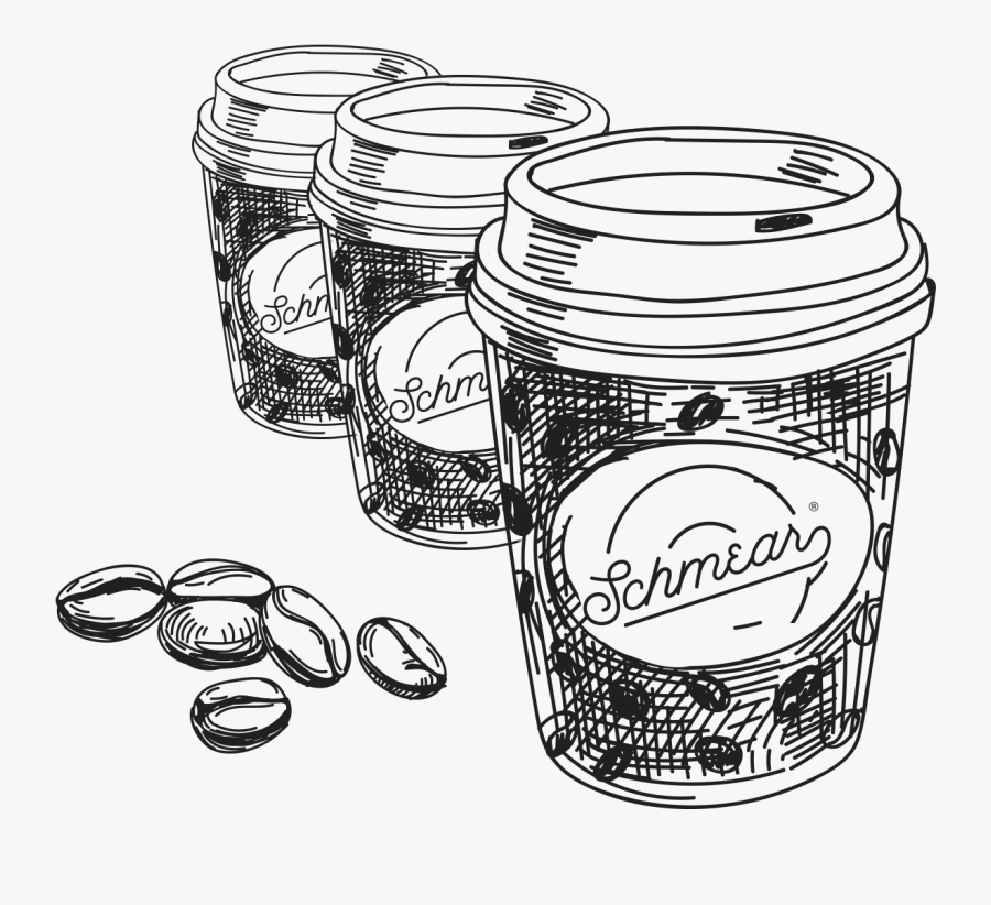 Coffee Drawing No Background, Transparent Clipart