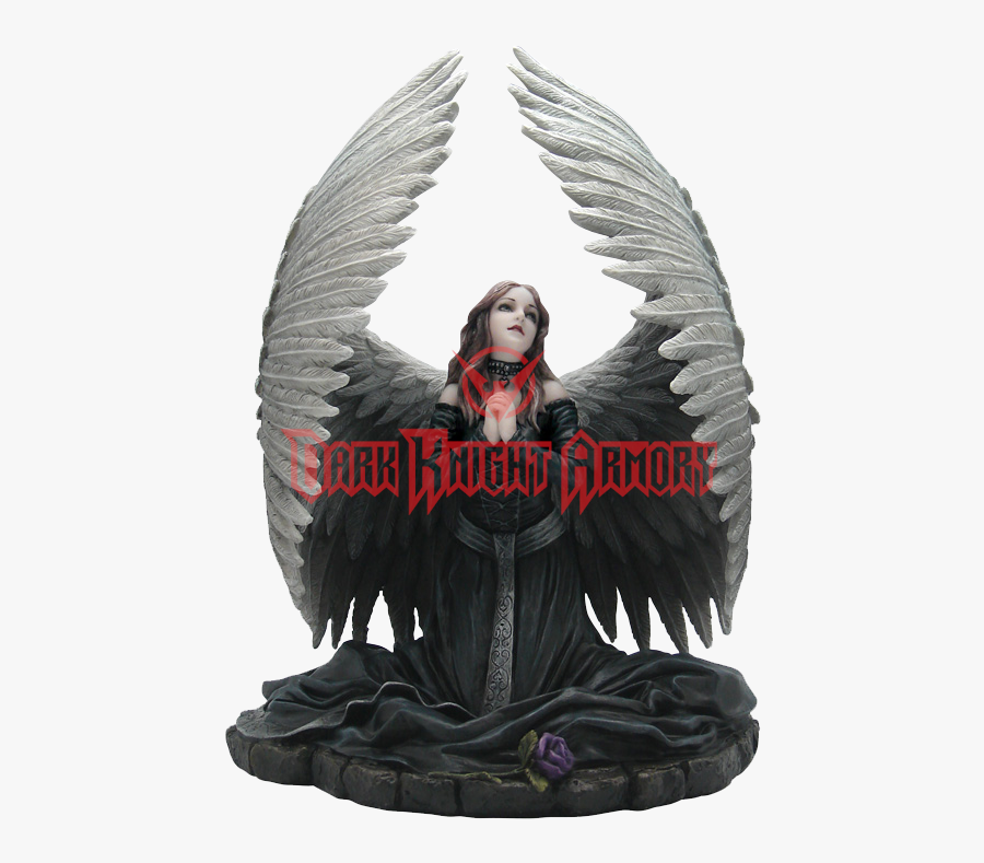 Statuary Fallen Angel Prayer - Anne Stokes Prayer For The Fallen Figurine, Transparent Clipart