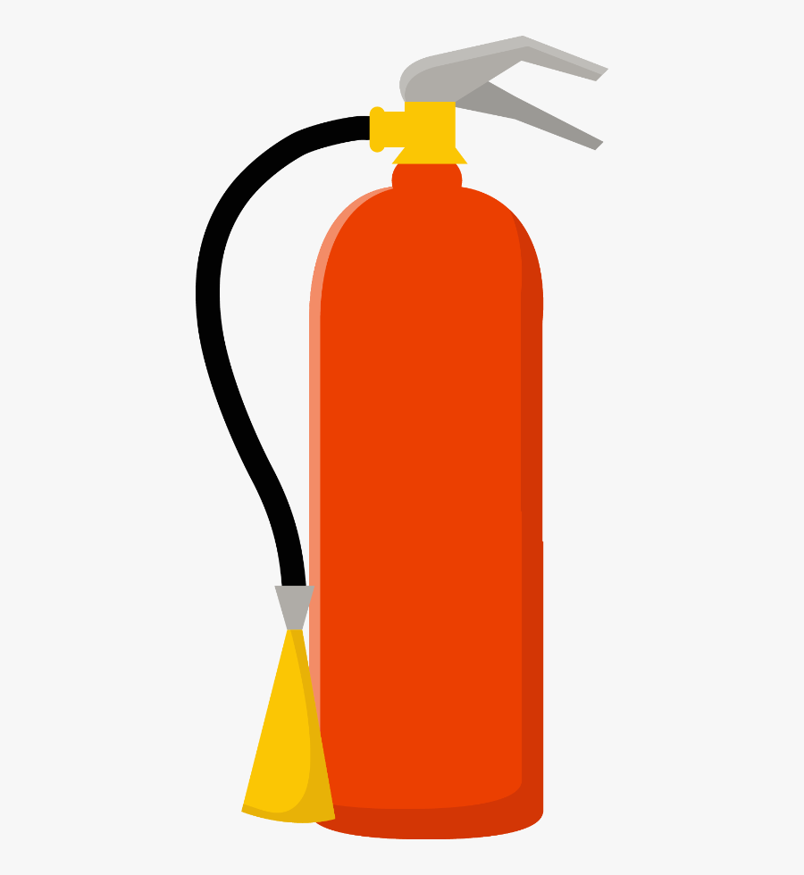 Orange Fire Extinguisher Clip Art, Transparent Clipart