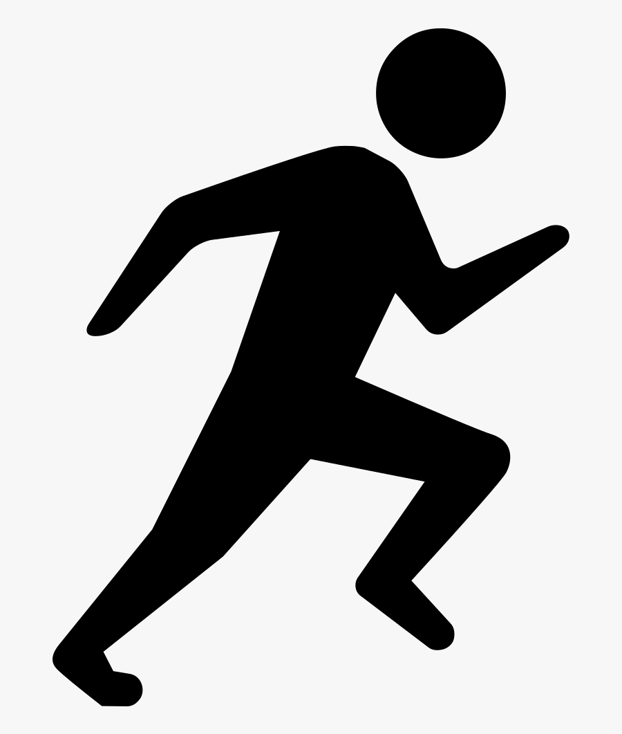 Clip Art Person Running Icon - Person Running Icon Png, Transparent Clipart