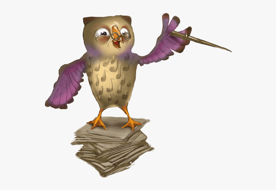 From Time To Time We Will Send You The Latest News - Owl, Transparent Clipart