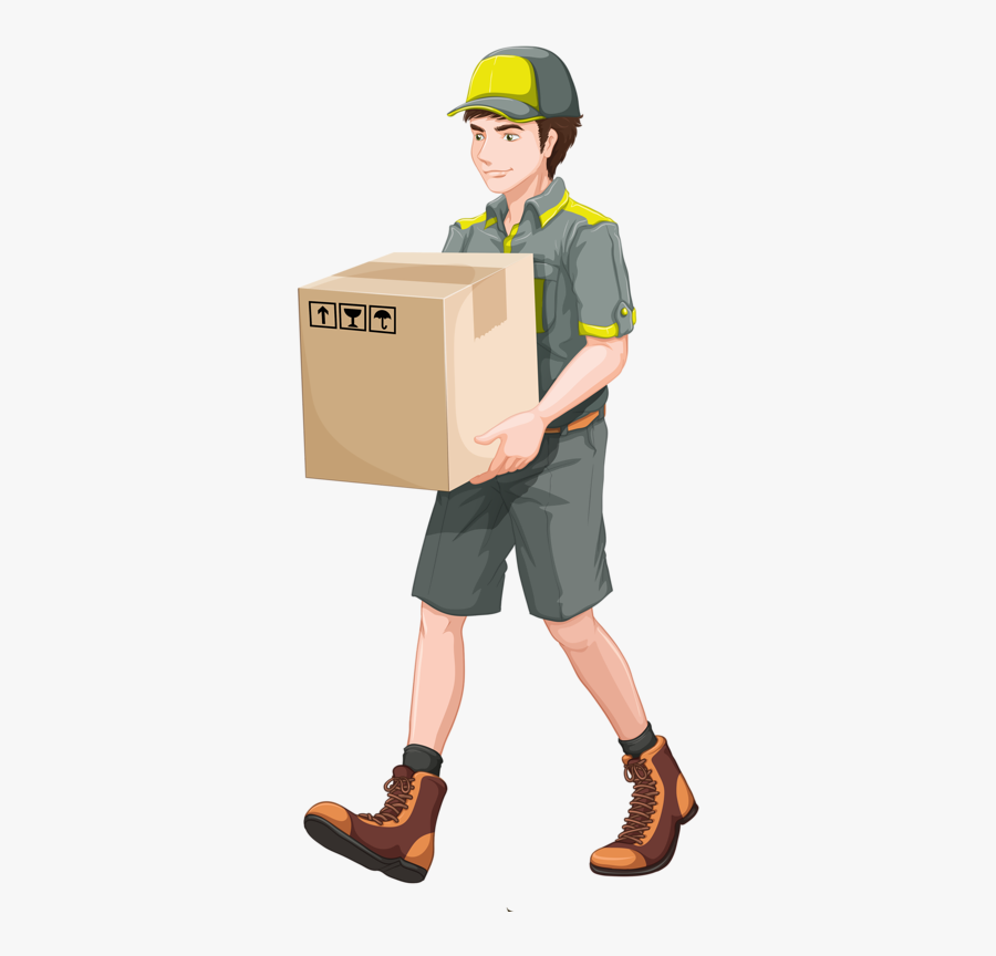 Delivery Person, Transparent Clipart