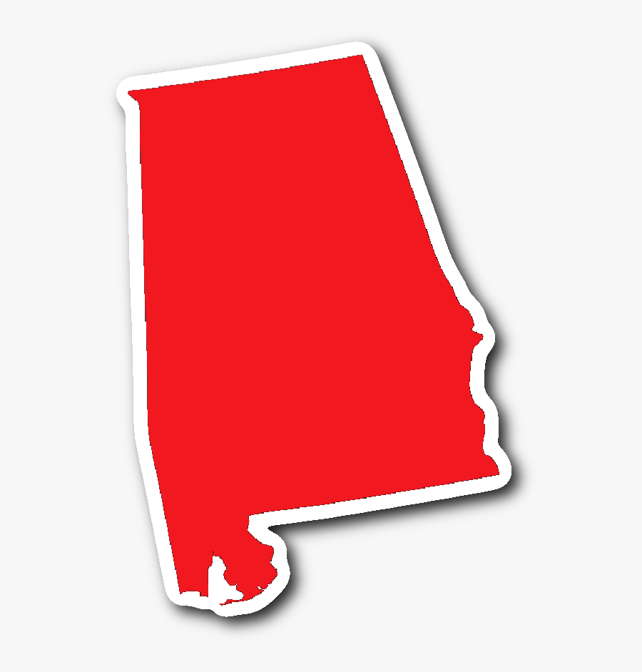 Transparent Alabama Outline Png - Alabama State Shape Png , Free