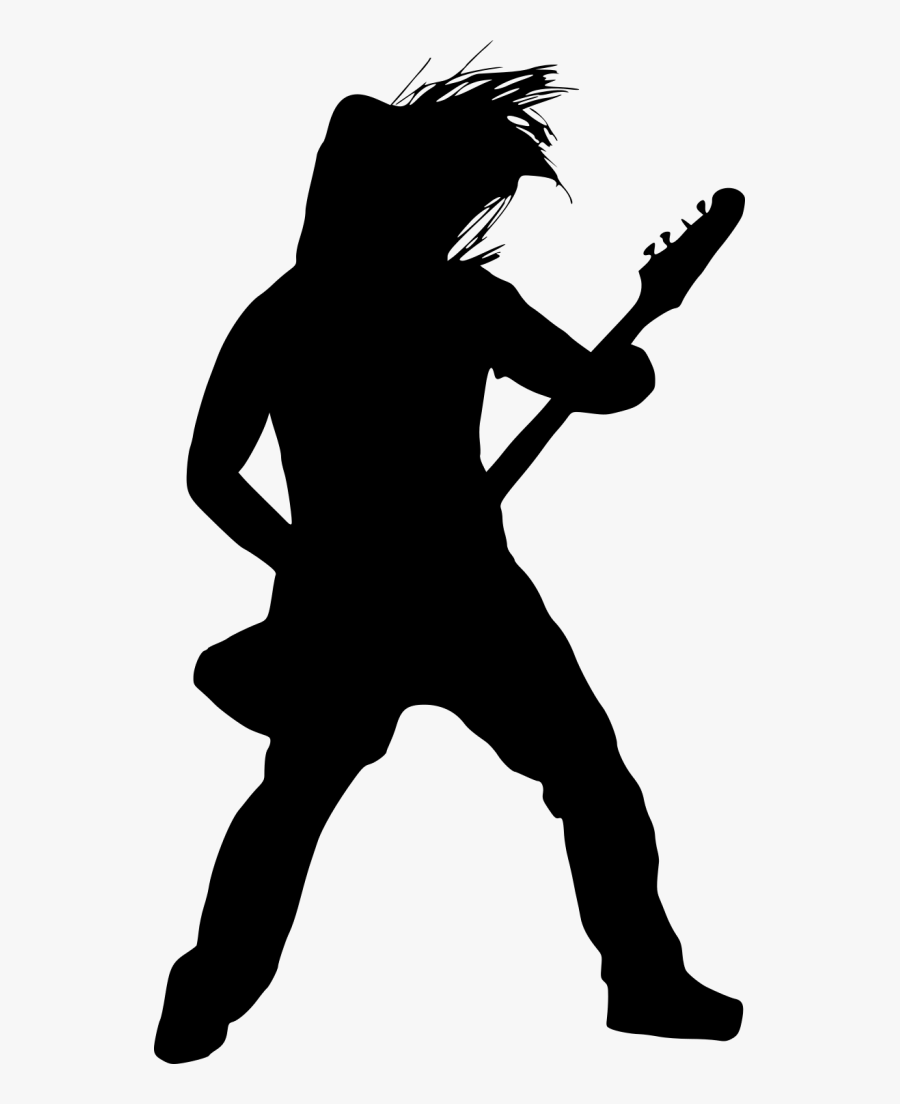 Drawing Guitar Player - Playing Electric Guitar Png, Transparent Clipart