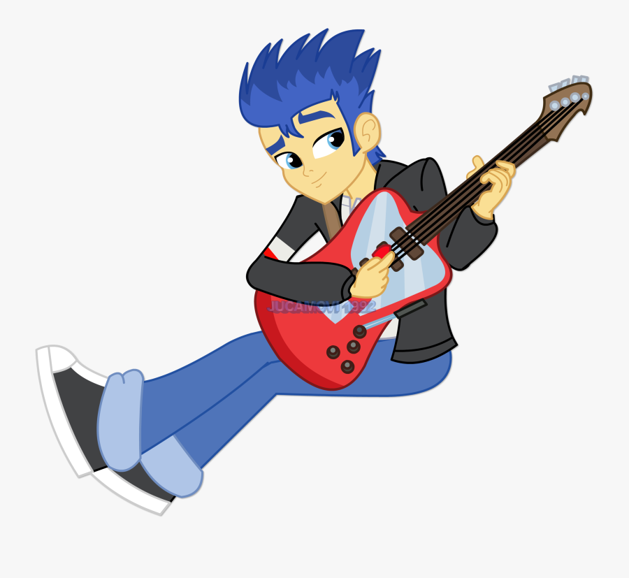 Flash Sentry Playing The Guitar By Jucamovi1992 - Flash Sentry Play Guitar, Transparent Clipart