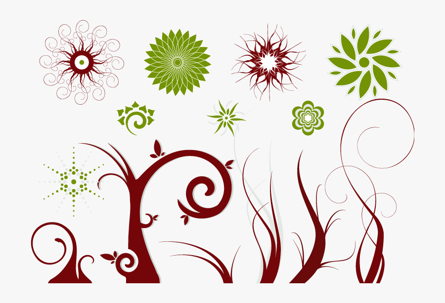 Transparent Free Swirl Clipart - Free Vector Flowers, Transparent Clipart