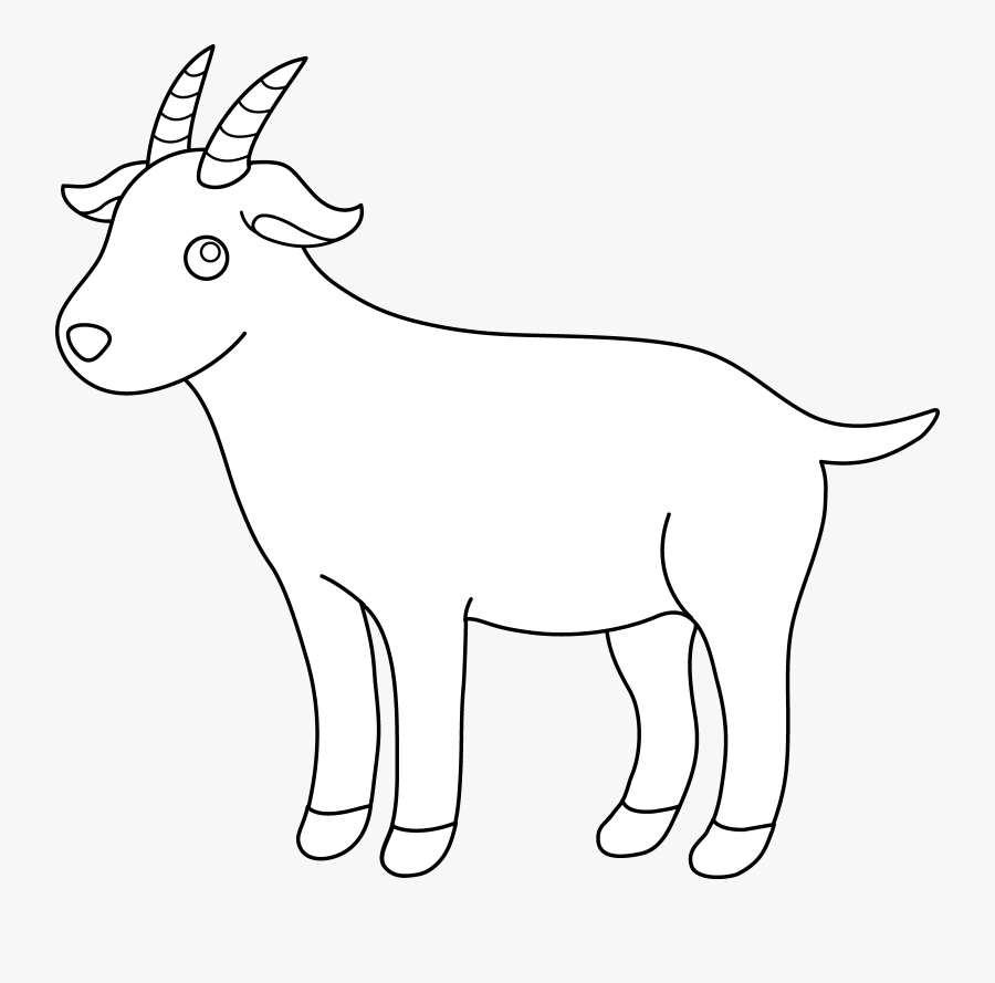 Goat Clipart Foot - Hình Ảnh Dê Đen Dê Trắng, Transparent Clipart