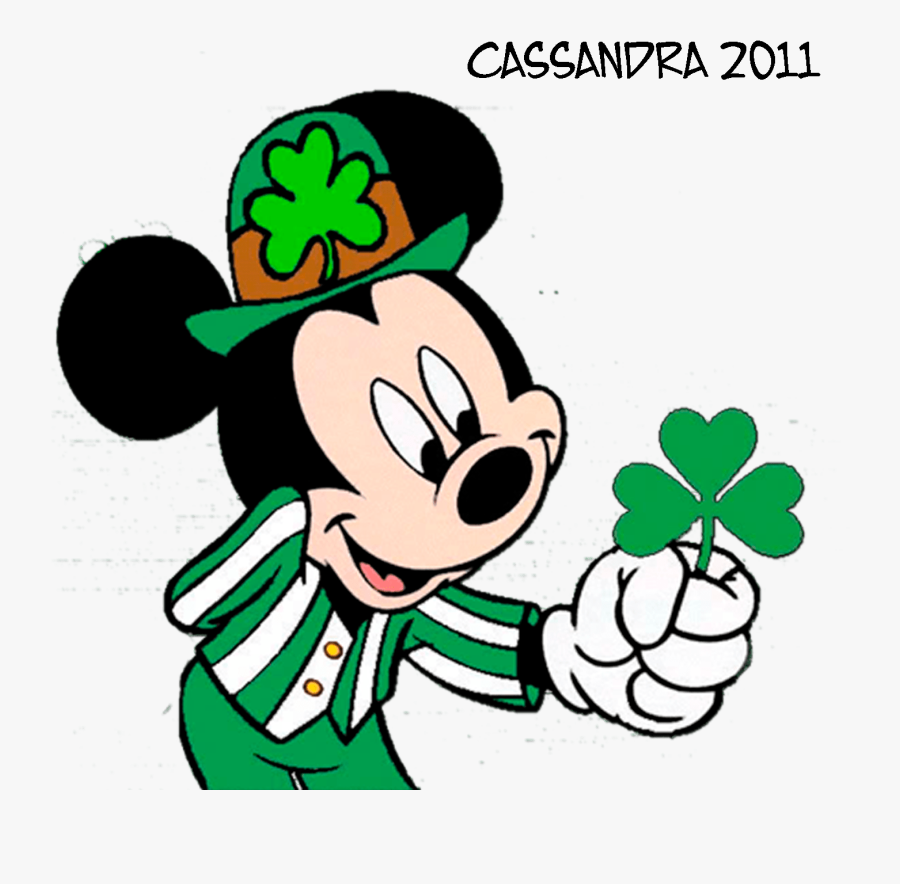 Transparent Irish Blessing Clipart - St Patrick's Day Mickey, Transparent Clipart