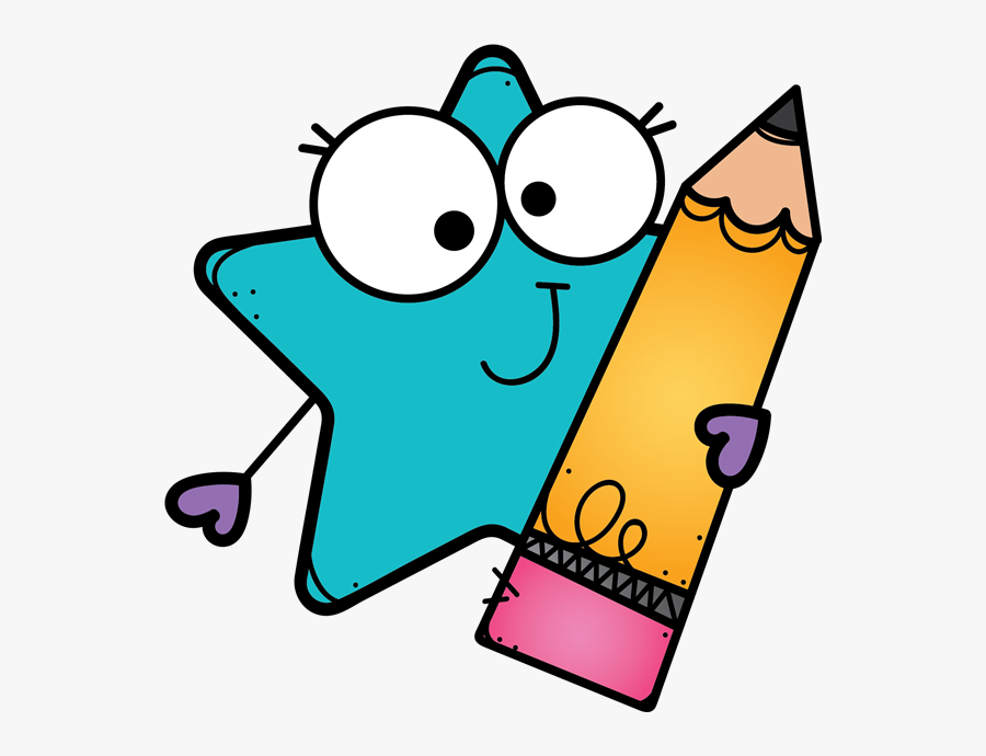 Star Holding Pencil - Star Of The Week Clipart , Free Transparent ...