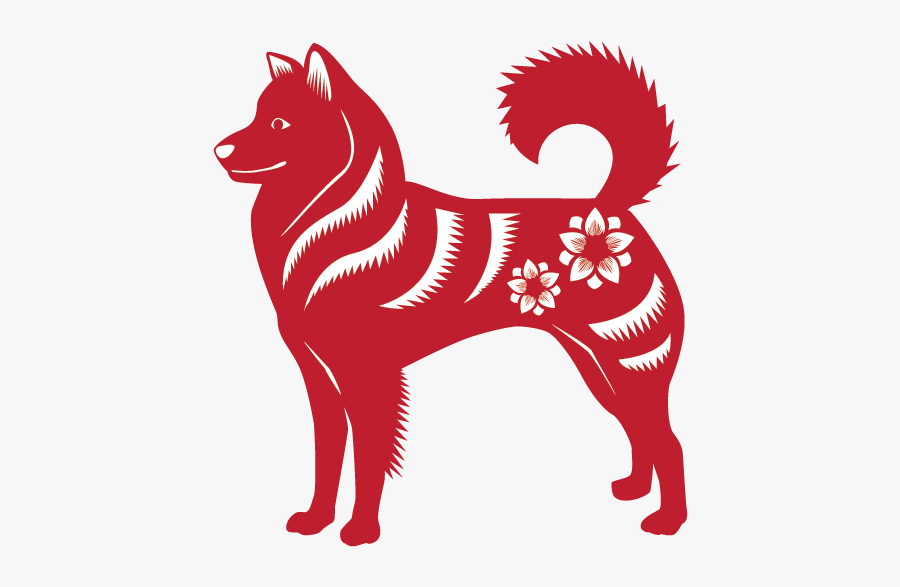 Find Out Some Fun - Paper Cutting Chinese Dog, Transparent Clipart