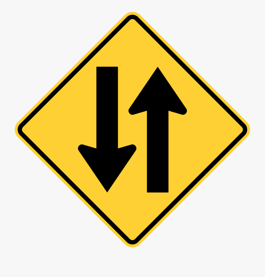 two-lane-traffic-sign-two-way-sign-free-transparent-clipart