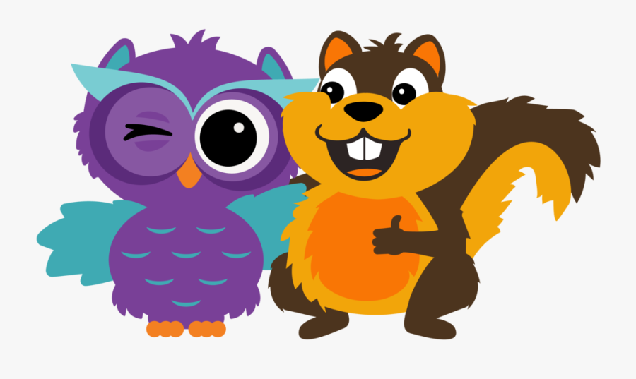 Huey Has A Brand New Friend Introducing Sammy The Squirrel - Cartoon, Transparent Clipart