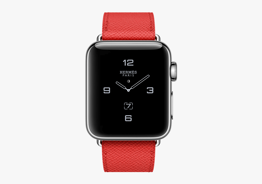 Clip Art Herm S Apple Clock - Apple Watch Series 2 Hermes, Transparent Clipart
