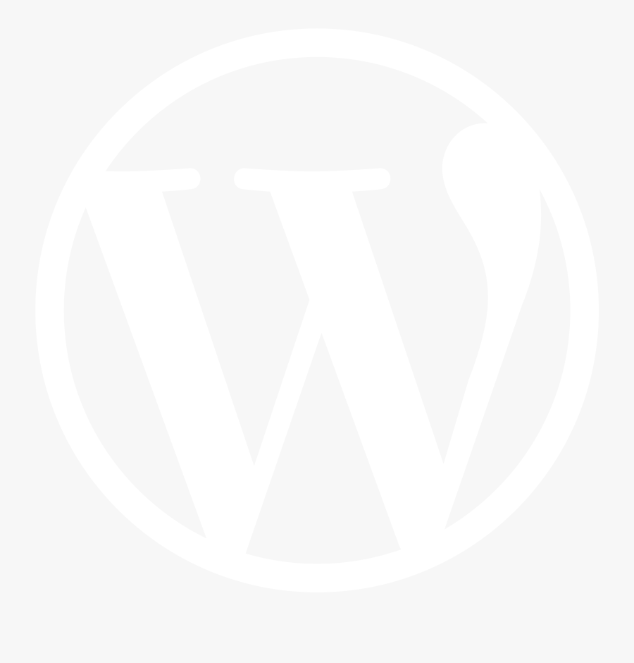 Wordpress Logo Png White, Transparent Clipart