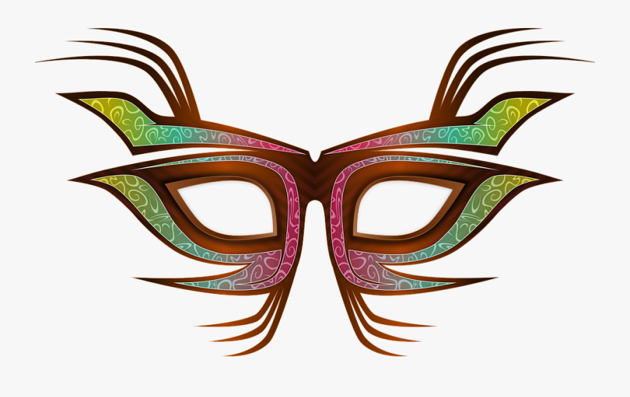 Party Mask Clip Art, Transparent Clipart