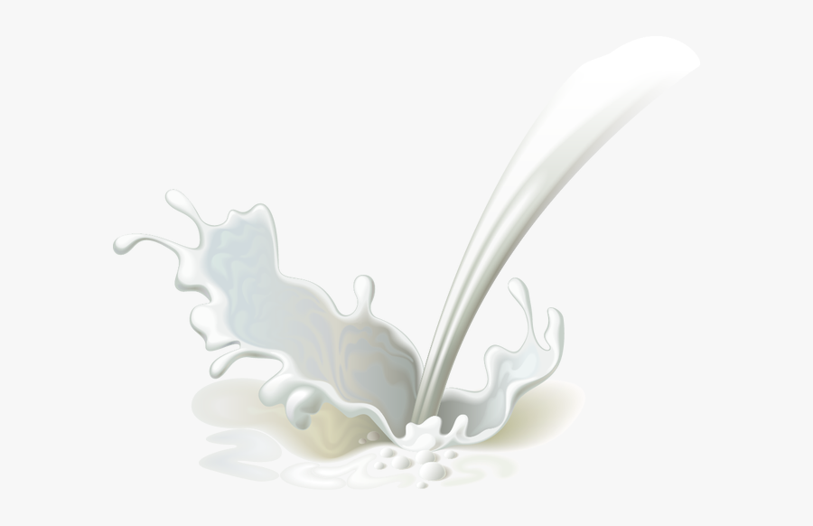 Milk Png Transparent Images - Vector Milk Splash Png, Transparent Clipart