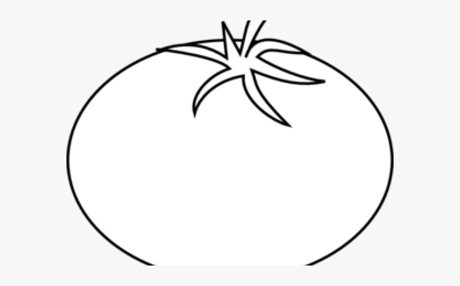 Tomato Cliparts - Tomato Line Art, Transparent Clipart