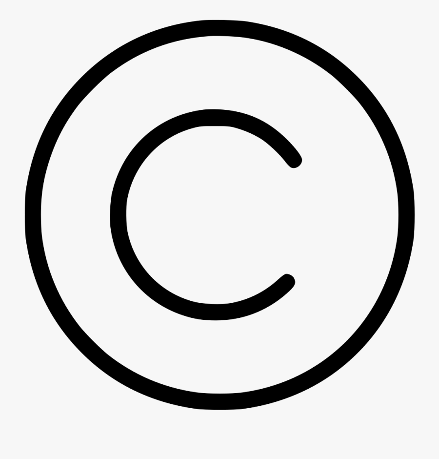 Copyright Icon Png - Circle, Transparent Clipart