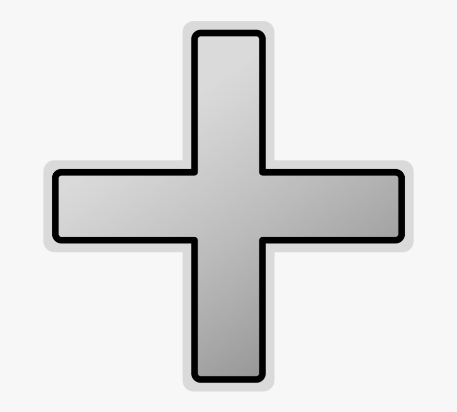 Check Clipart Cross - Simbolo Adiçao Png, Transparent Clipart