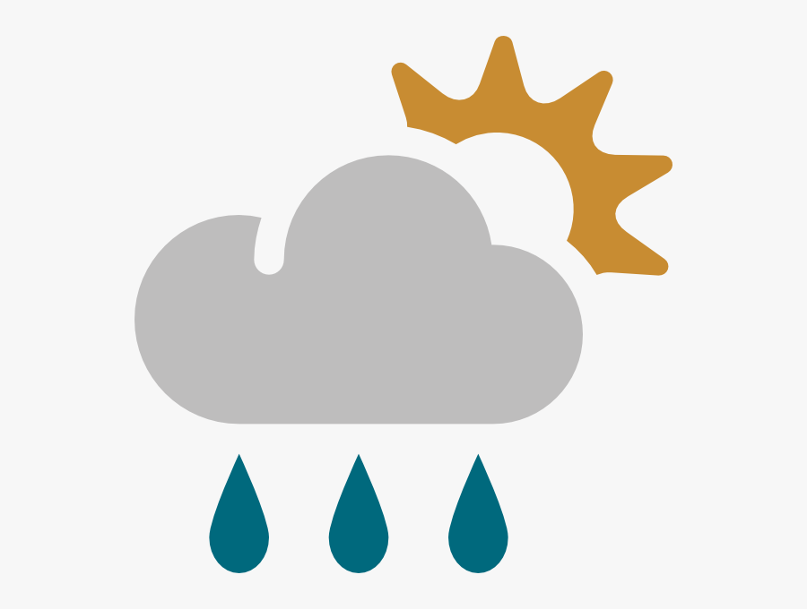 Showers - Weather Img, Transparent Clipart