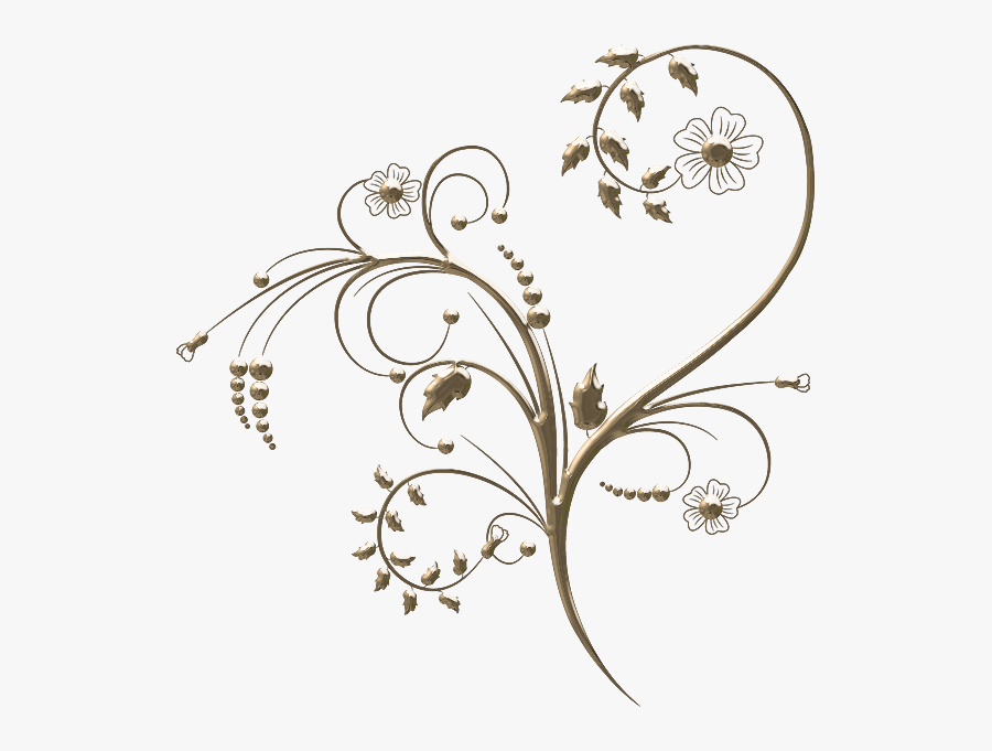 Ornement Fleur Png, Transparent Clipart