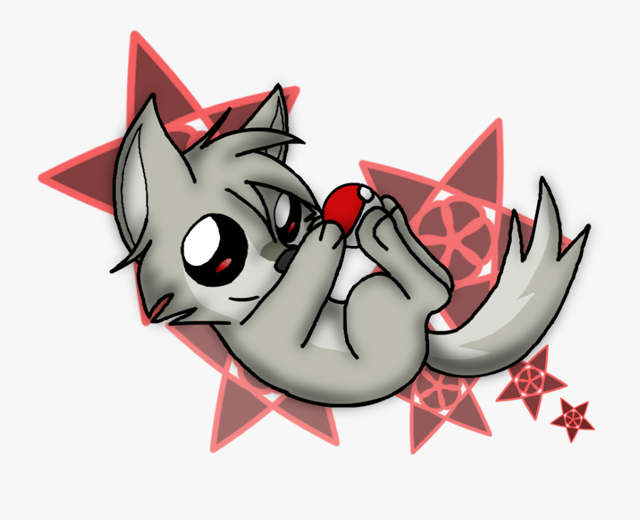 Wolf Clipart Chibi - Cute Anime Wolf Pup , Free Transparent Clipart