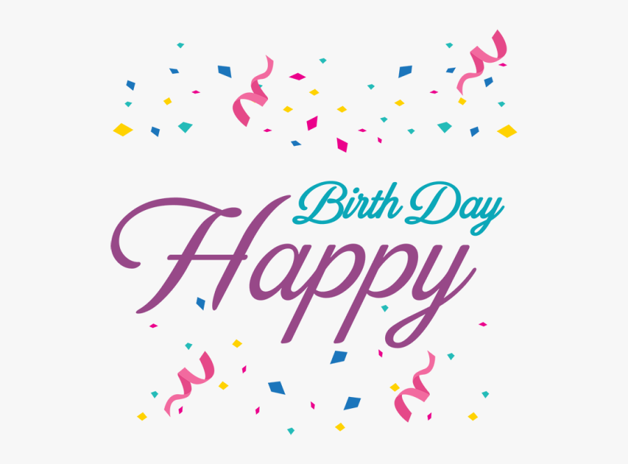 Clip Art Happy Birth Png And - Letras De Feliz Cumpleaños Png, Transparent Clipart