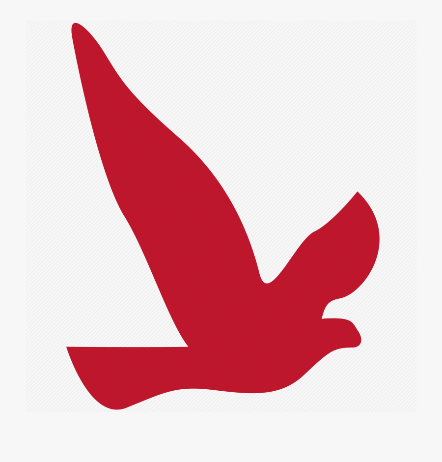 Red,wing,clip - Red Bird Icon Png, Transparent Clipart