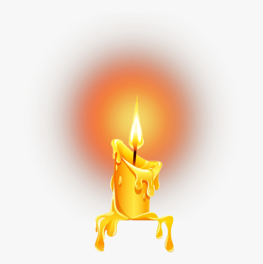 Flame Clipart Candlelight - Candle Png Hd, Transparent Clipart