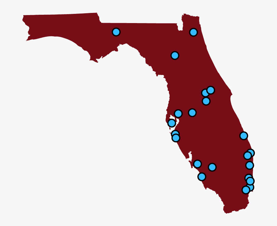 Florida Political Map 2016, Transparent Clipart