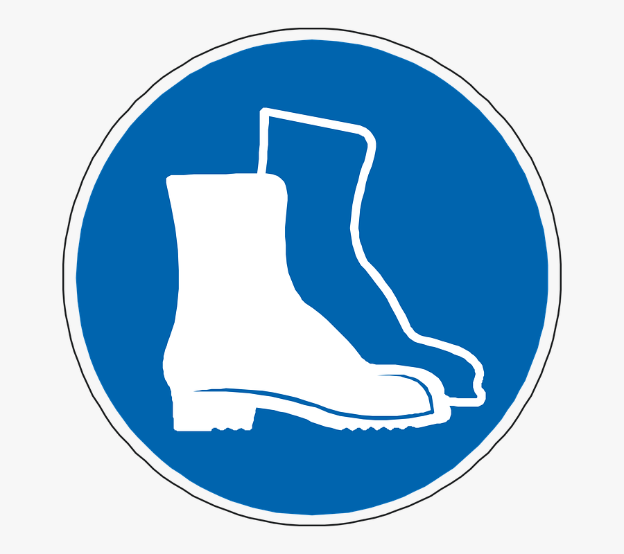 Blue Socks Cliparts 29, - Equipement De Protection Individuelle Chaussures, Transparent Clipart