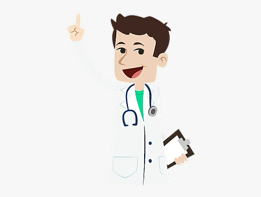 #doctor #medico #medicine #medic #clinical #freetoedit - Doctor Cartoon Png, Transparent Clipart
