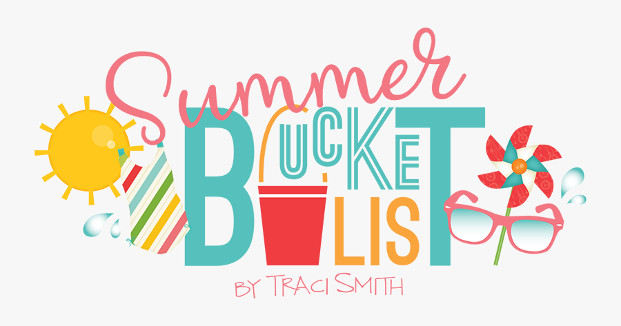Transparent Summer Word Art Png - Word Summer Bucket List, Transparent Clipart
