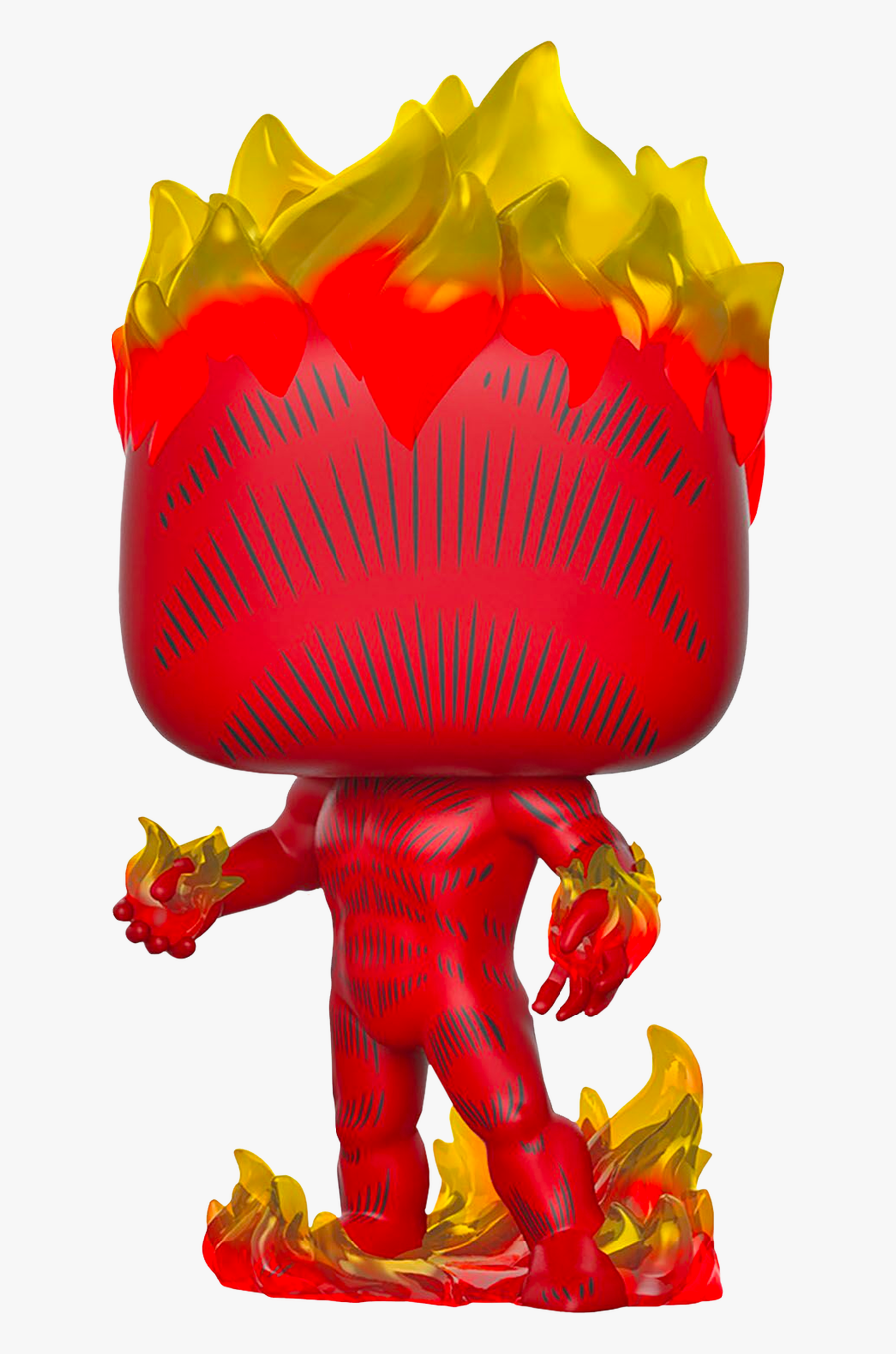 Human Torch First Appearance 80th Anniversary Pop Vinyl - Original Human Torch Funko Pop, Transparent Clipart